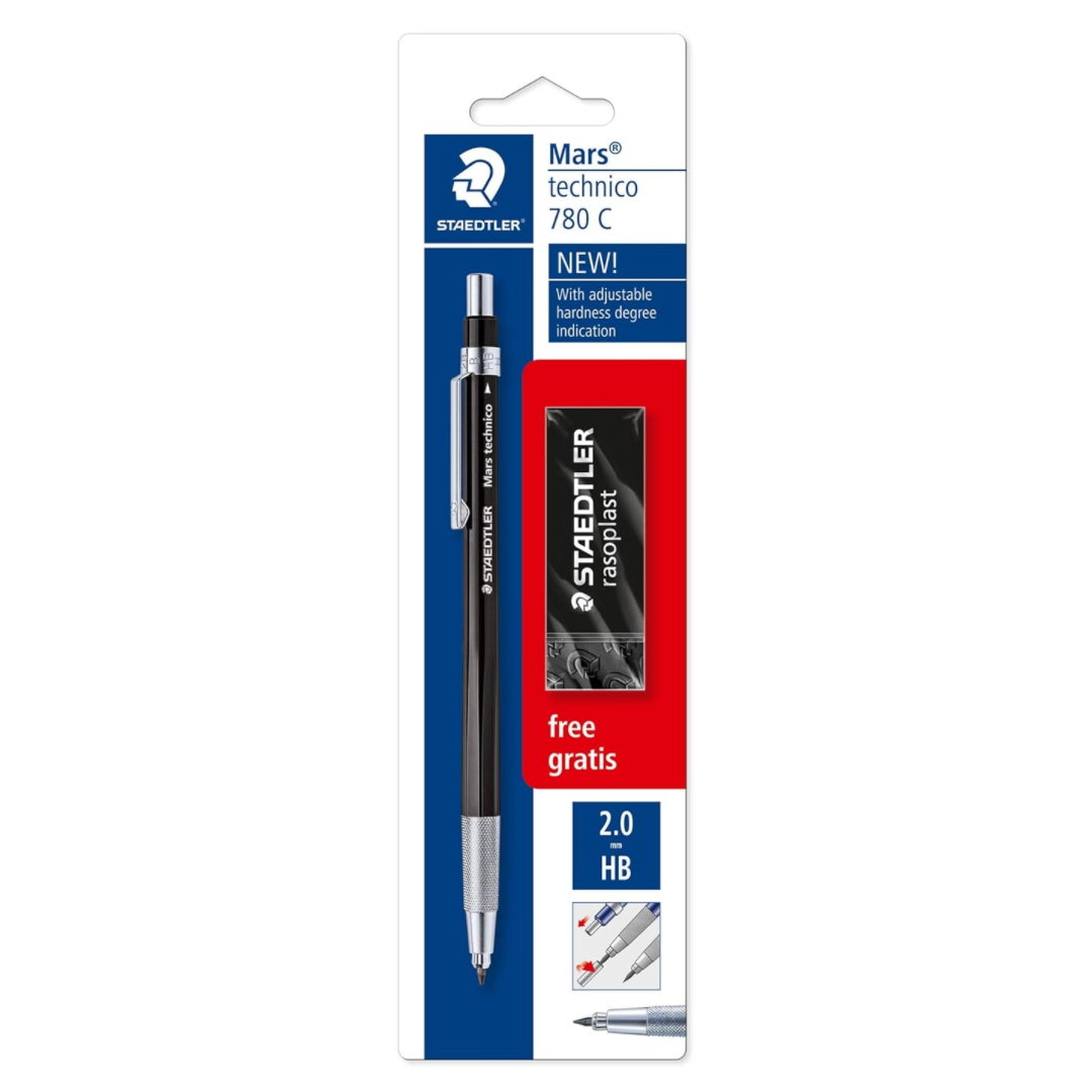 Staedtler Mars Technico 780C 2.0mm Lead Holder with Eraser