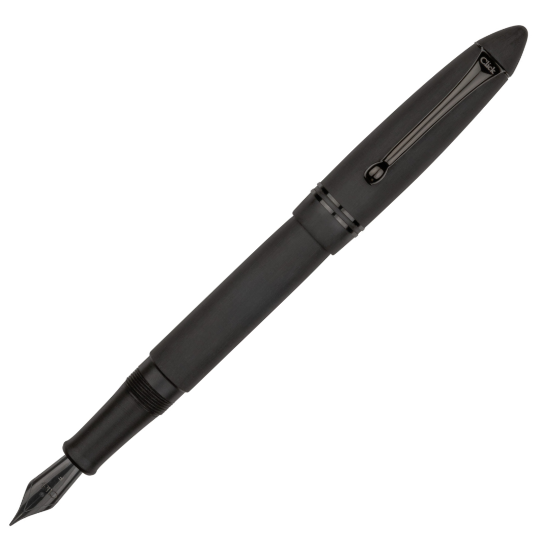 Click Yen Ebonite Fountain Pen Matt Black