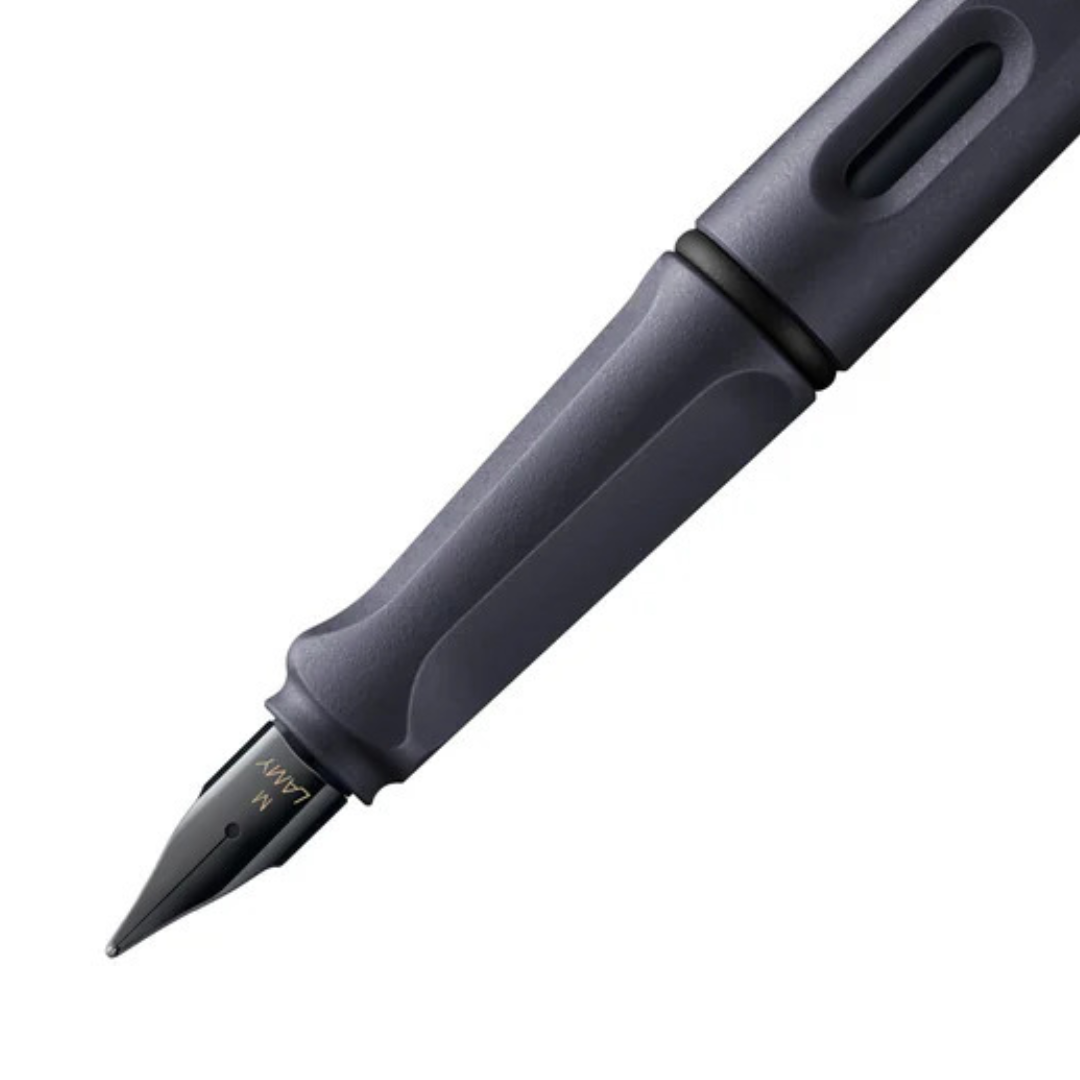 Lamy Safari Steel Black Fountain Pen