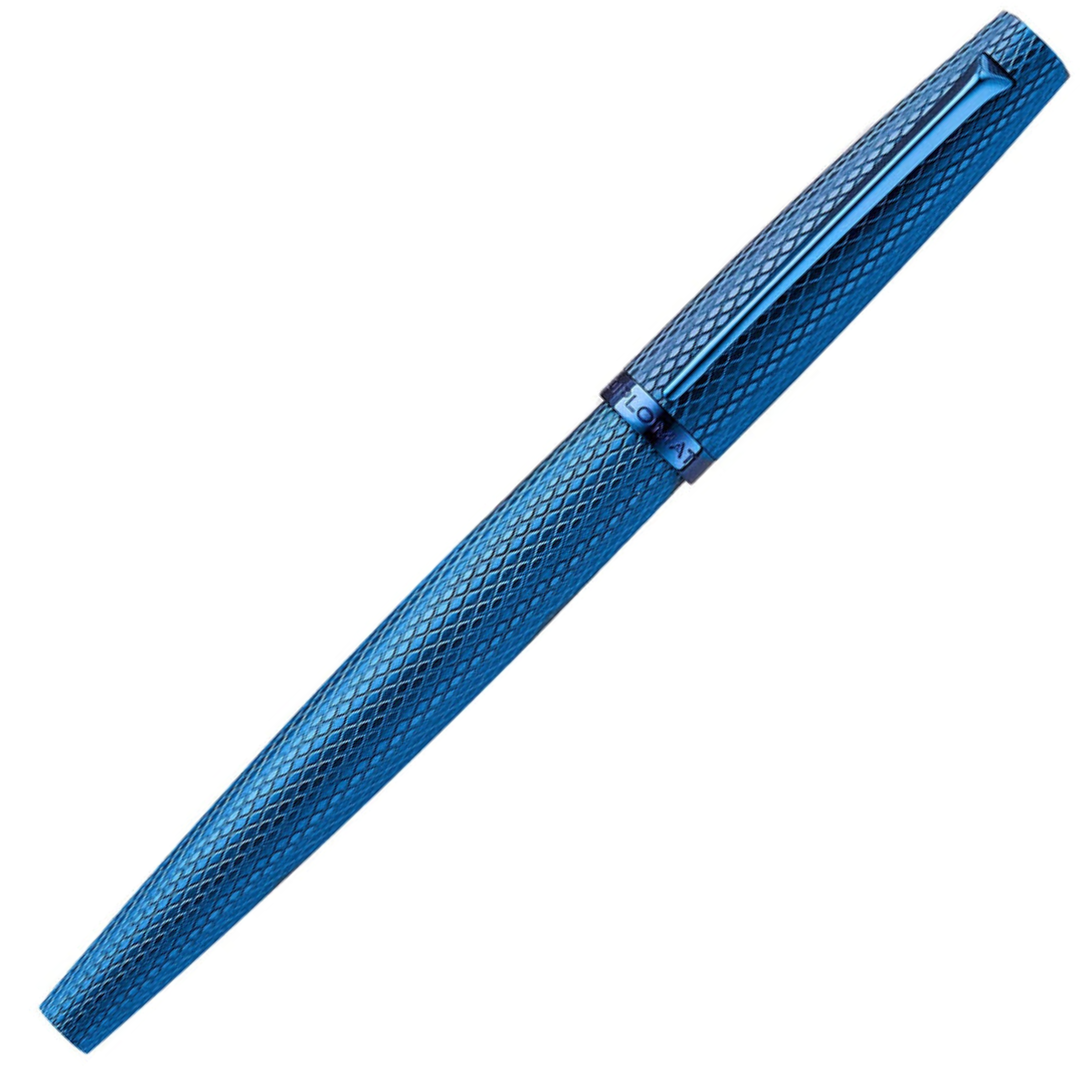 Diplomat Viper Blue Guilloche Fountain Pen