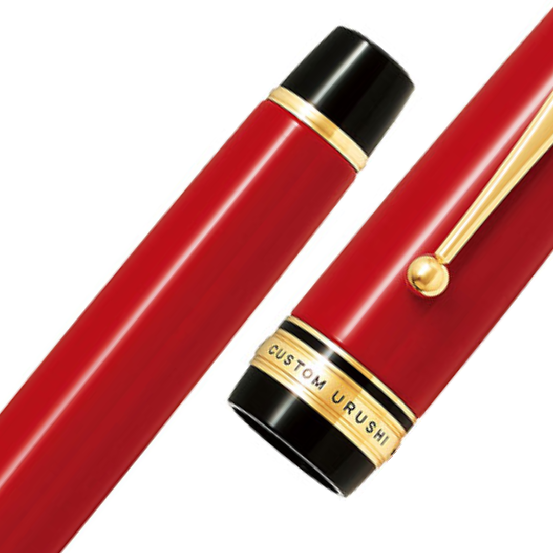 Pilot Custom Urushi Vermillion Red Fountain Pen
