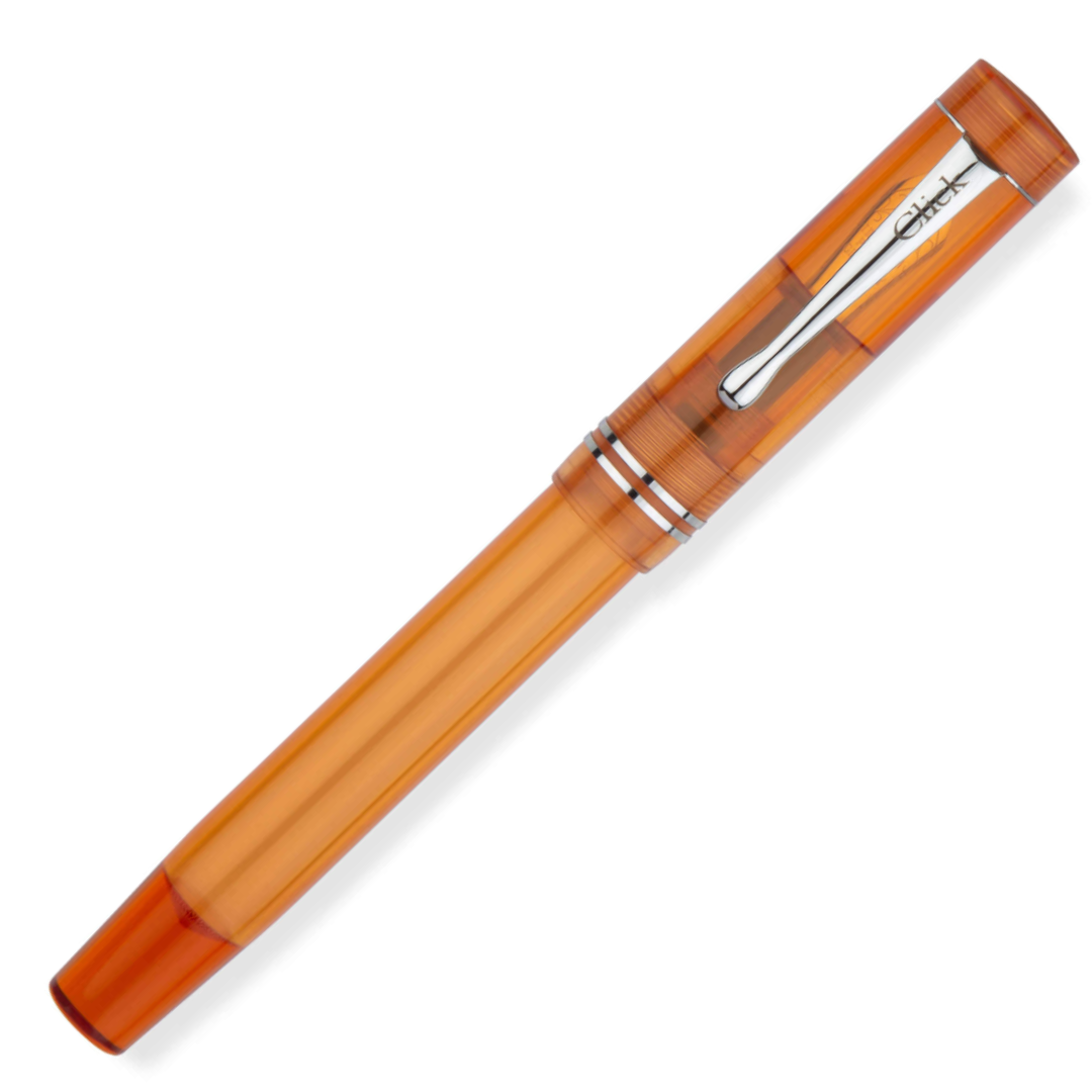 Click Renaissance Demonstrator Orange Fountain Pen