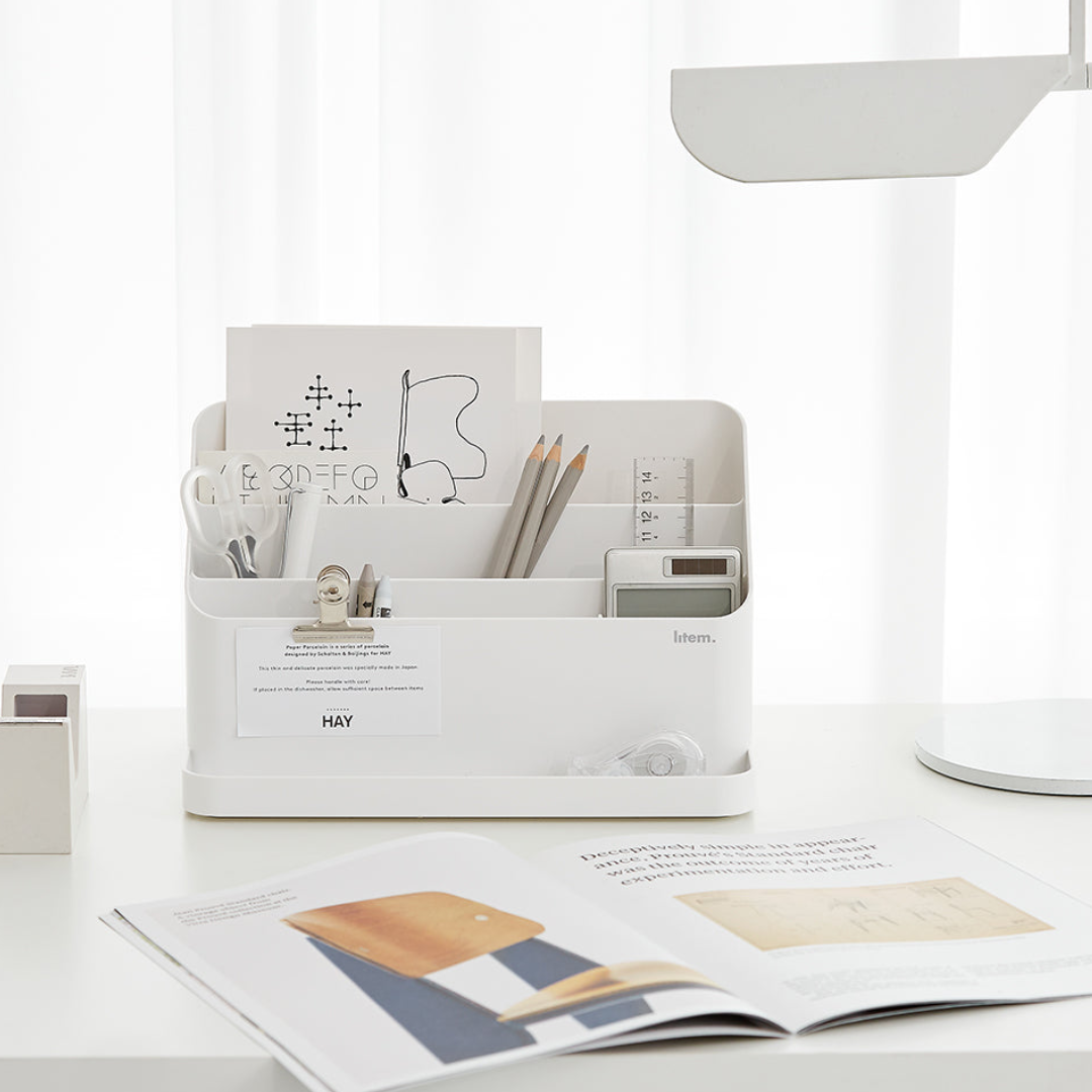 Litem Desktop Holder - White