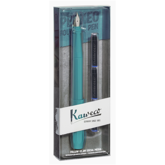 Kaweco Perko Breezy Teal Fountain Pen