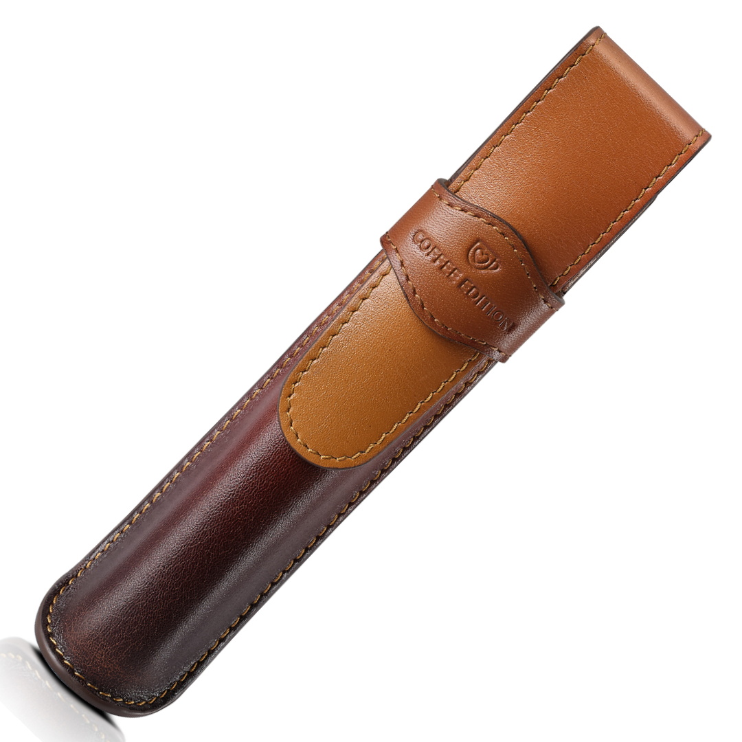Sheaffer Coffee Edition Leather Single Pen Pouch