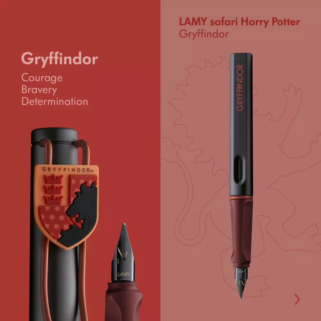 Lamy Safari Harry Potter Fountain Pen - Gryffindor