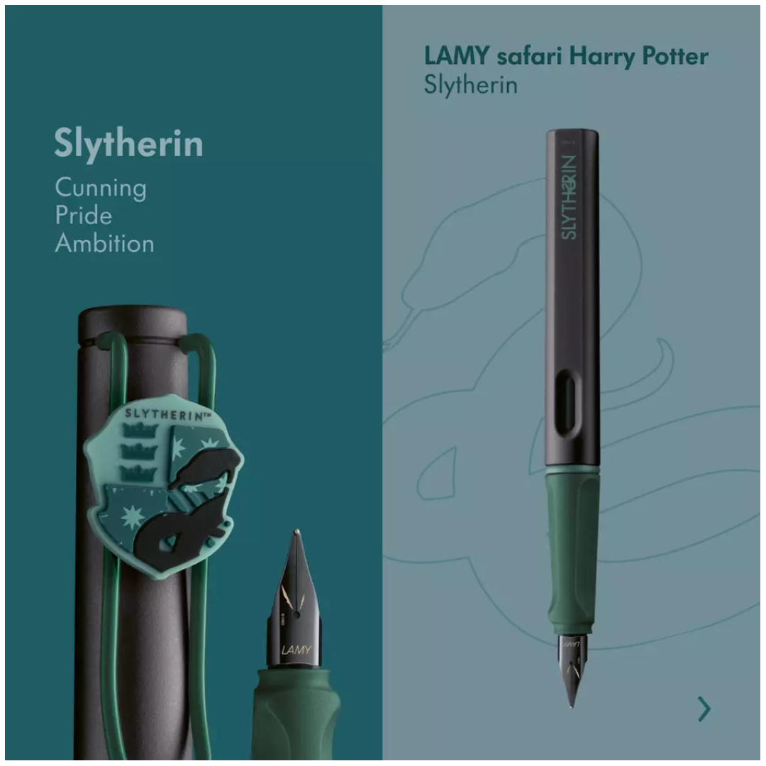Lamy Safari Harry Potter Fountain Pen - Slytherin