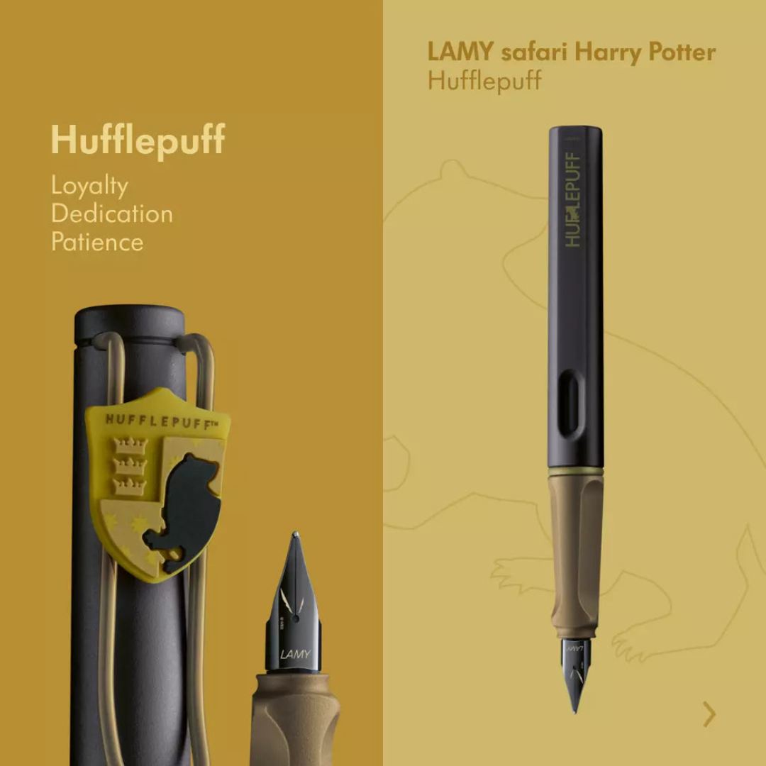 Lamy Safari Harry Potter Fountain Pen - Hufflepuff