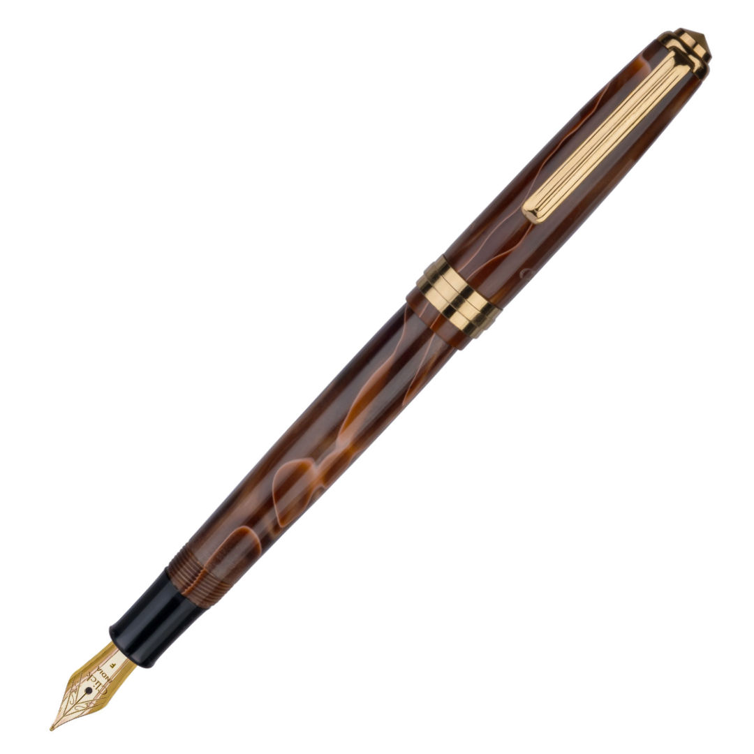 Click Falcon Acrylic GT Fountain Pen Brown