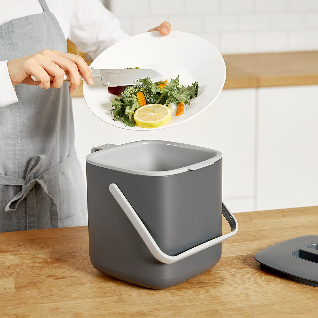 Litem Multi Utility Waste Bin - Dark Grey