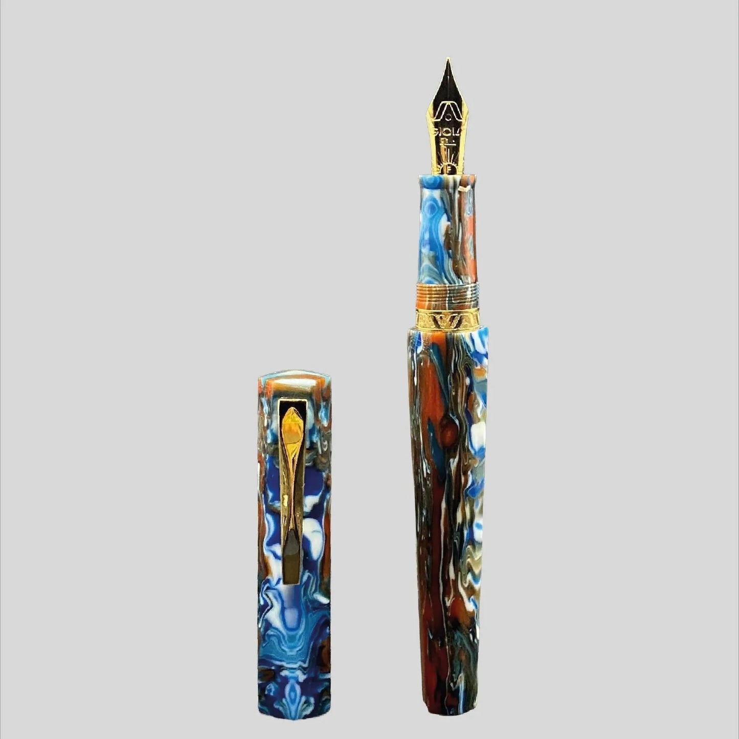 GIOIA Sephora Seamount Fountain Pen - Gold Trim