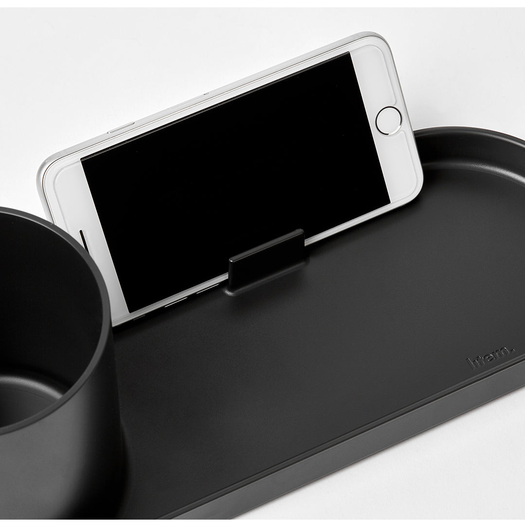Litem Pen Stand with Tray Holder Tray - Ivory