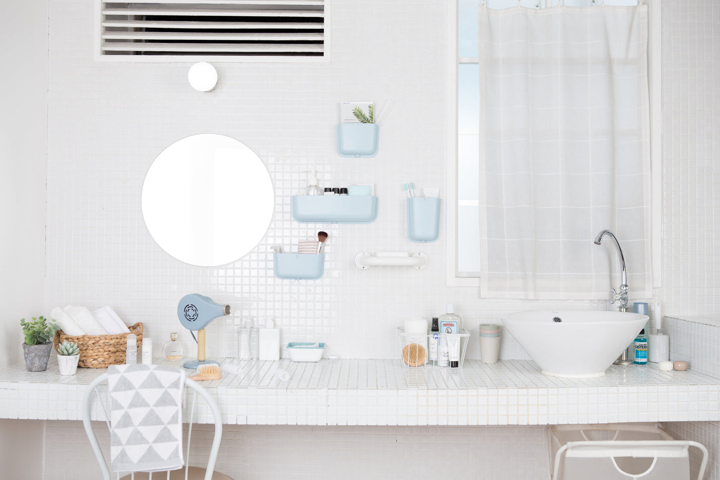 Litem | Wall Mounted | Organizer |  Mint | Myroom | For Office  Home & Kitchen