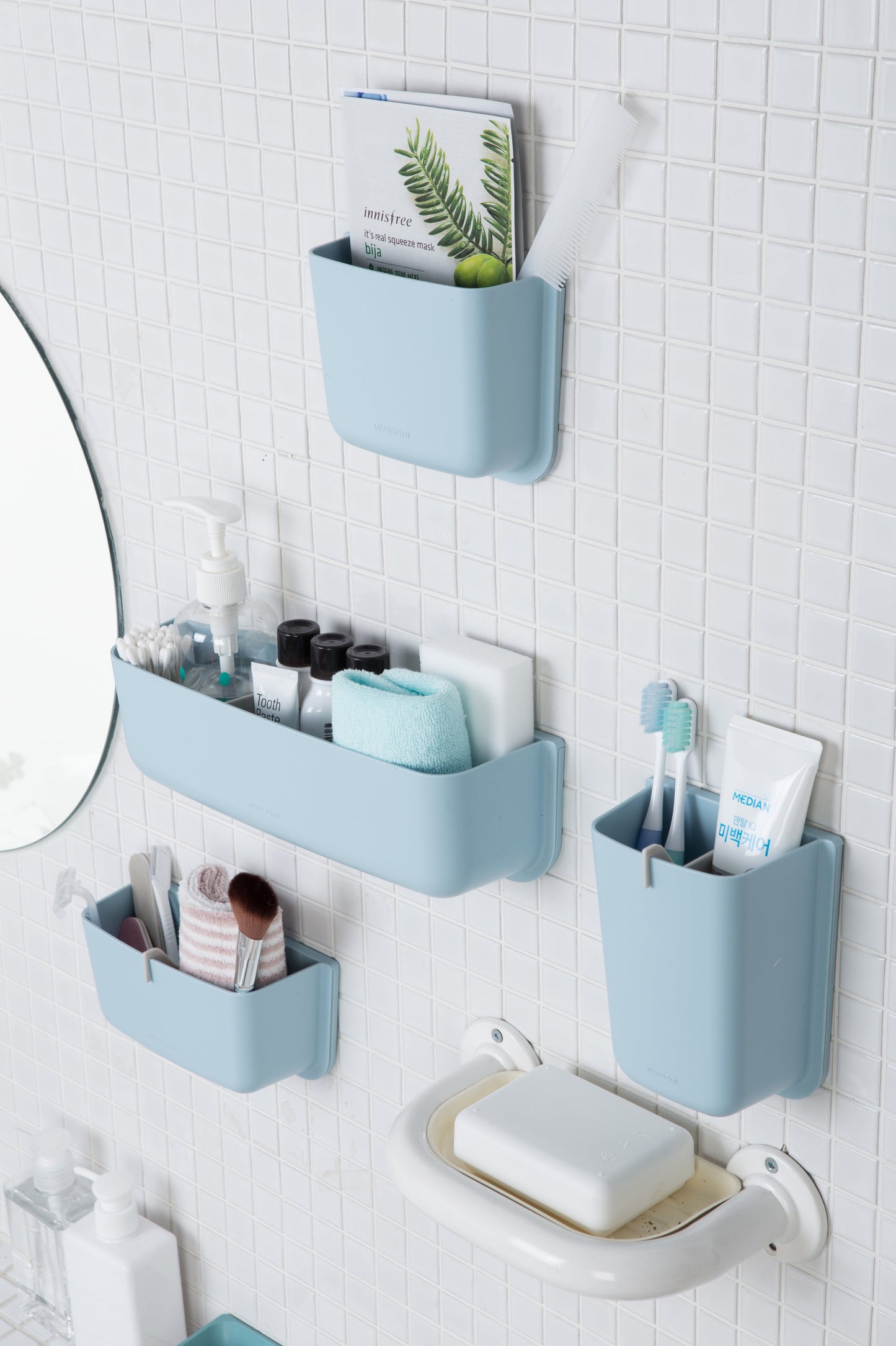 Litem | Wall Mounted | Organizer |  Mint | Myroom | For Office  Home & Kitchen