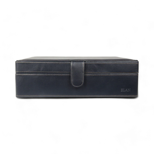 Elan 10 Watch Case Blue - PU Foam (Non Leather)