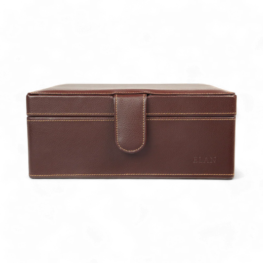 Elan 6 Watch Case Brown - PU Foam (Non Leather)