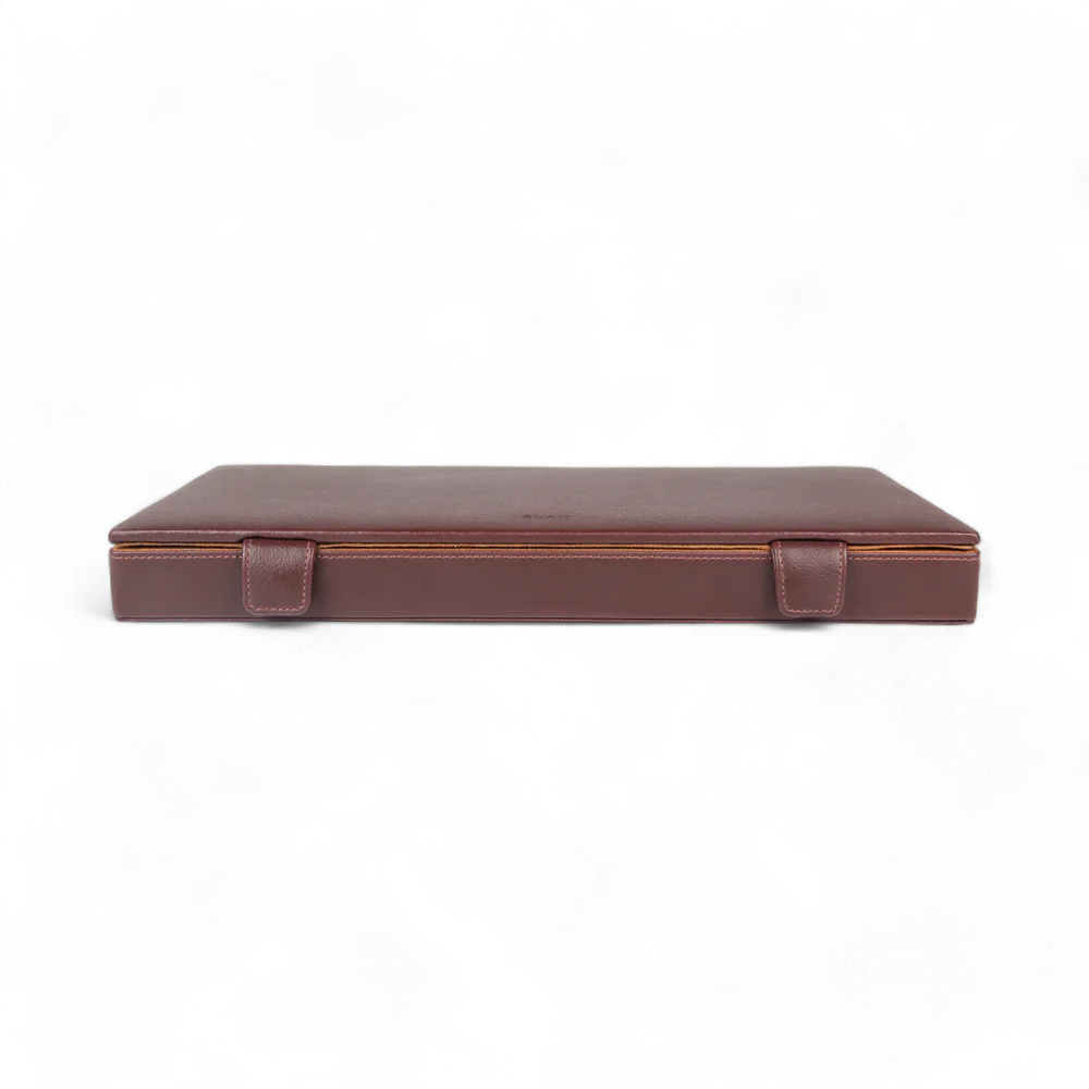 Elan 12 Pen Case Brown - PU Foam (Non Leather)