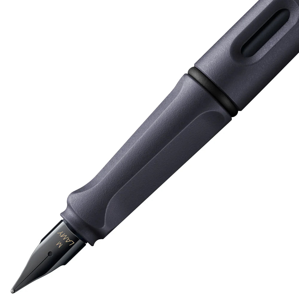 Lamy Safari Steel Black Fountain Pen