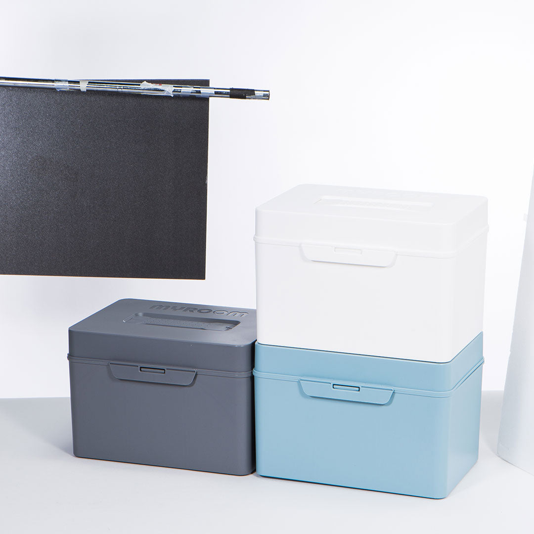 Litem My Cube Multi Utility Storage Box with Lid - White