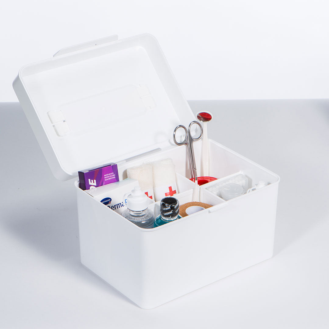 Litem My Cube Multi Utility Storage Box with Lid - Grey