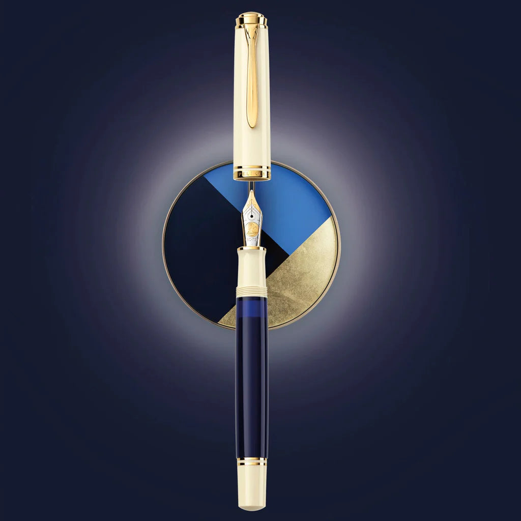Pelikan Souveran M800 Cream Blue Fountain Pen (Limited Edition)