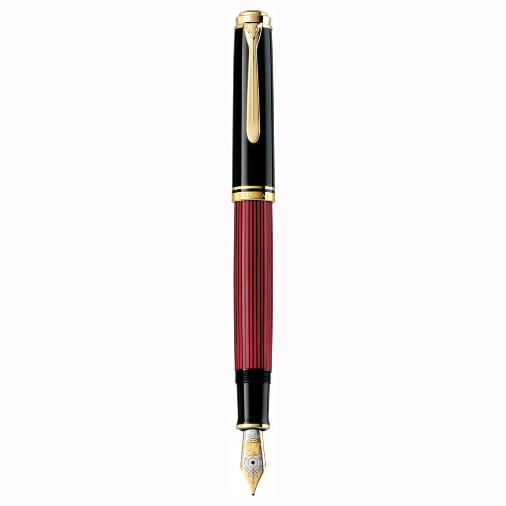 Pelikan Souveran M800 Black Red Fountain Pen