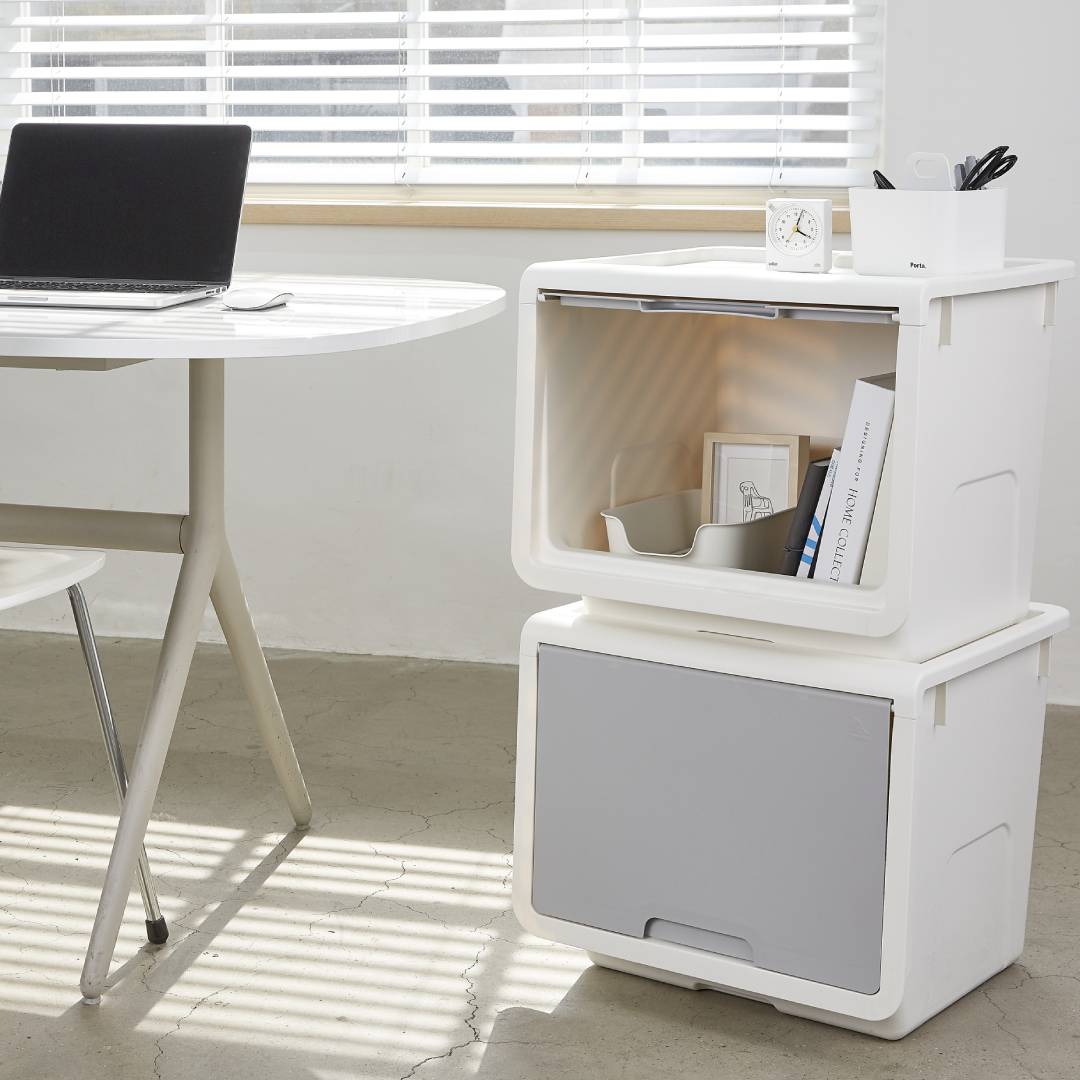 Litem Roomax Cube Plus Multi Utility Storage Box - Ivory