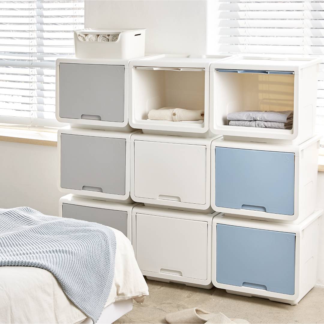 Litem Roomax Cube Plus Multi Utility Storage Box - Cool Grey