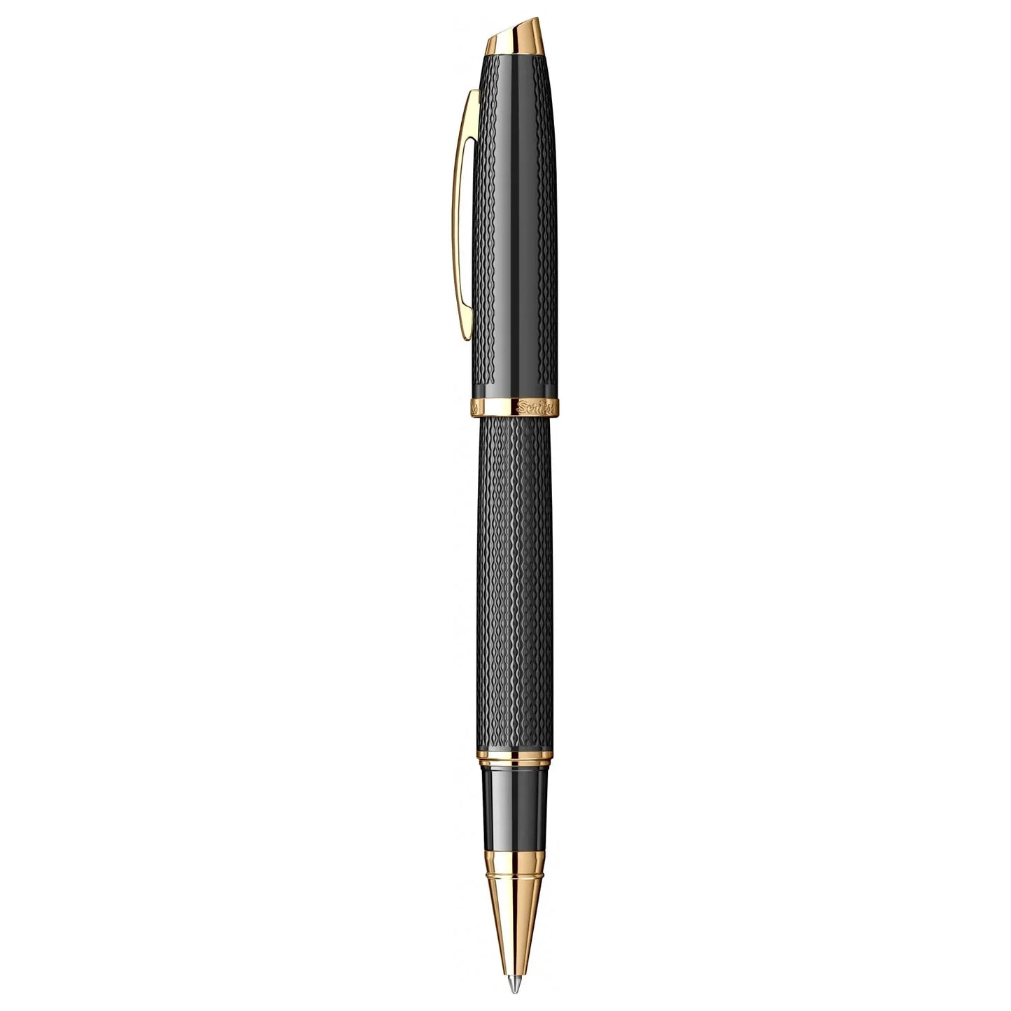 Scrikss Oscar 390 Rollerball Pen - Matte Black GT