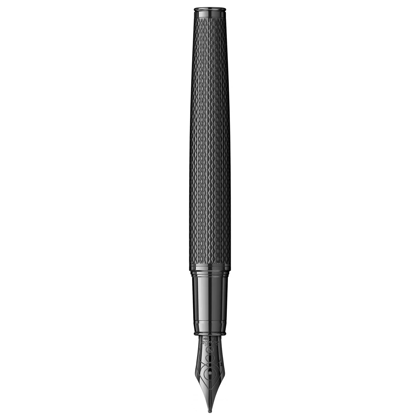 Scrikss Oscar 390 Medium Nib Fountain Pen - Matt Black