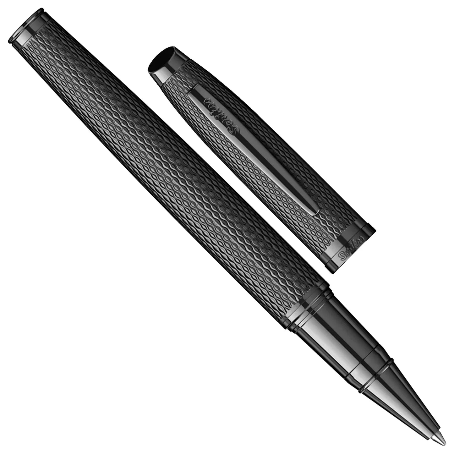 Scrikss Oscar 390 Rollerball Pen - Matte Black