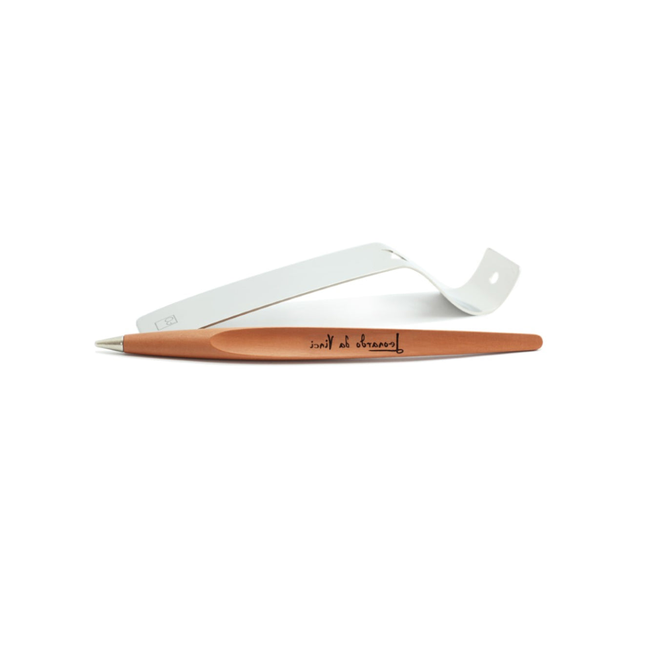 Pininfarina | Forever Piuma | Leonardo 500th Limited Edition | Pear Wood | Ethergraf® Metal Tip and Stainless Steel Base