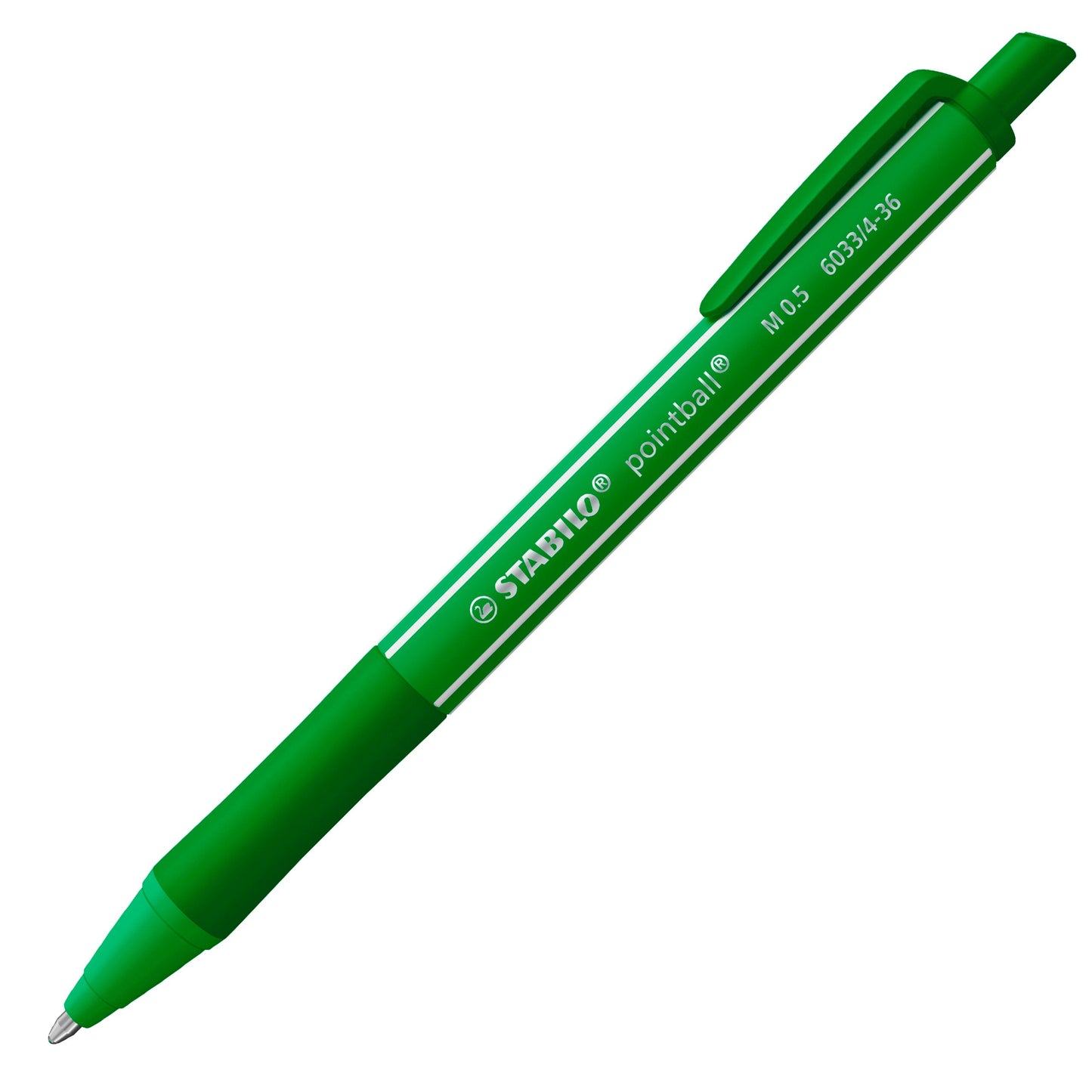 Stabilo Pointball Colorful - Mint Green Ballpoint Pen - Pack Of 10