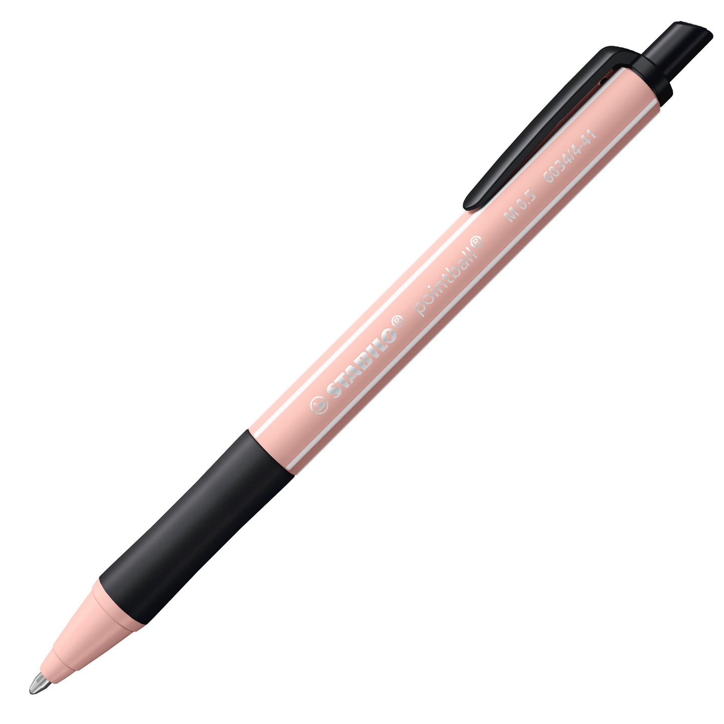 Stabilo Pointball Naturecol Wildflower - Blush with Blue Ink Ballpoint Pen - Pack of 10