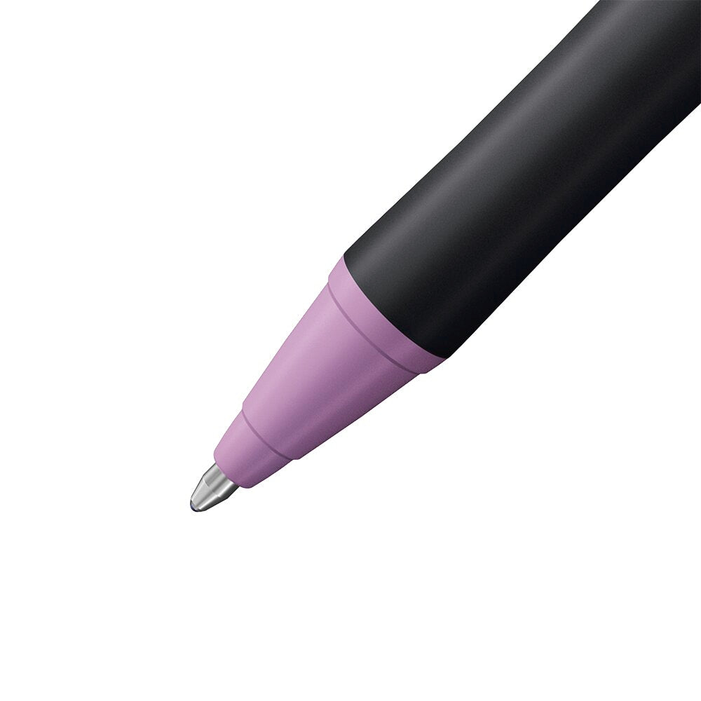 Stabilo Pointball Naturecol Wildflower - Grey Violet with Blue Ink Ballpoint Pen - Pack of 10