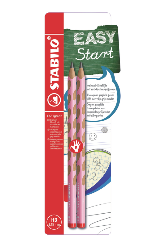 Stabilo Easygraph Pencil Pastel Hb Pink Right Handed
