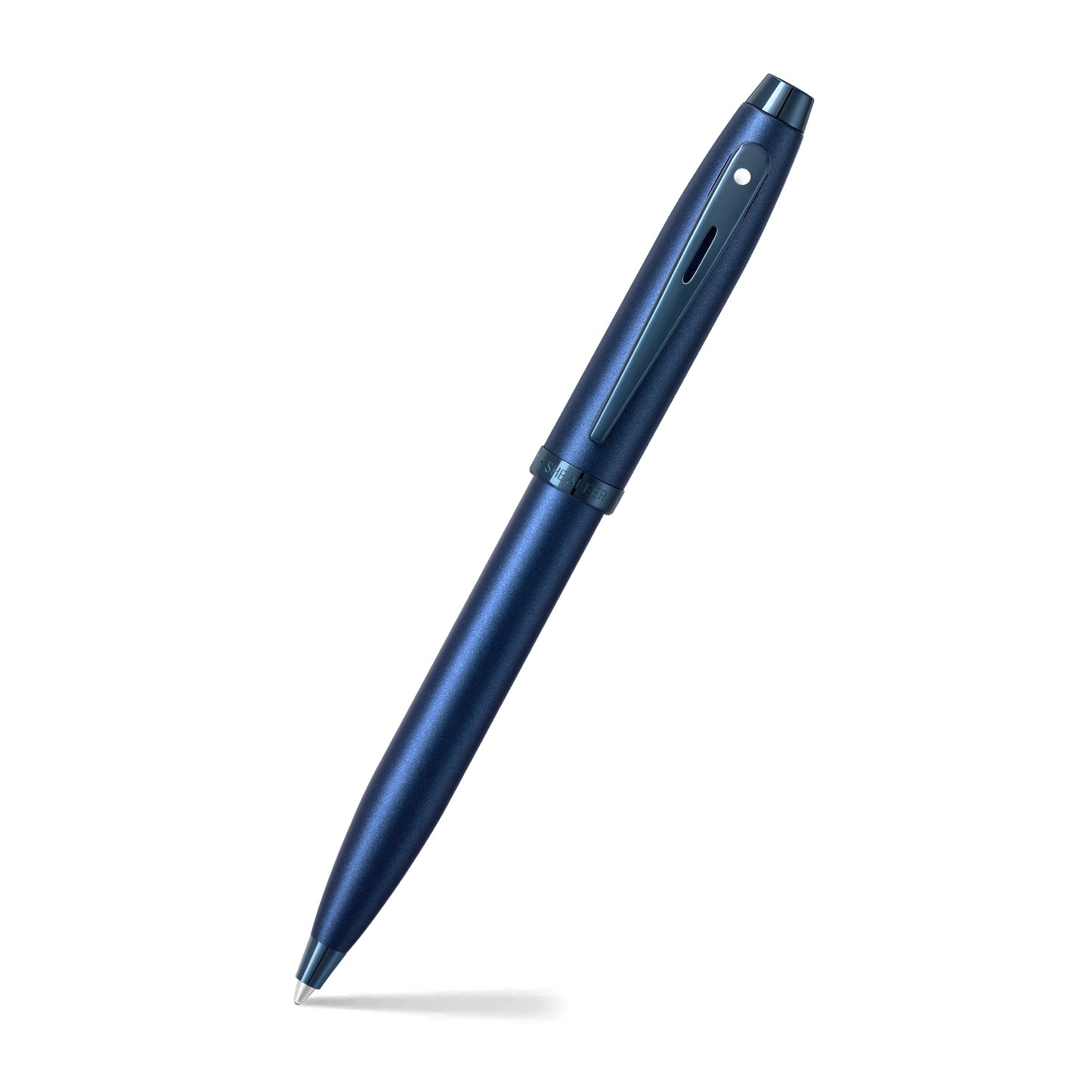 Sheaffer 100 Satin Blue Ball Pen