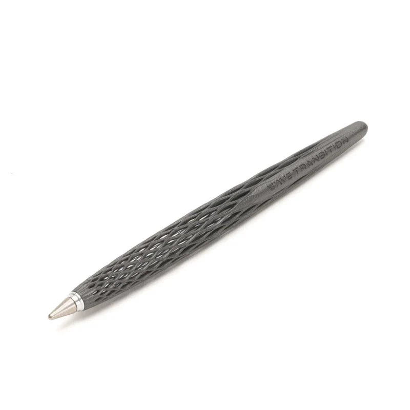 Pininfarina Forever Wave Ethergraf Pencil with Maple Wood Base – Grey