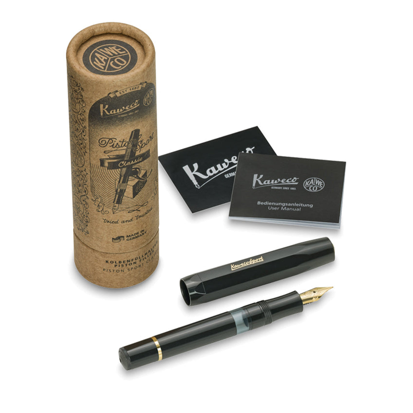 Kaweco PISTON SPORT CLASSIC Black-Gold