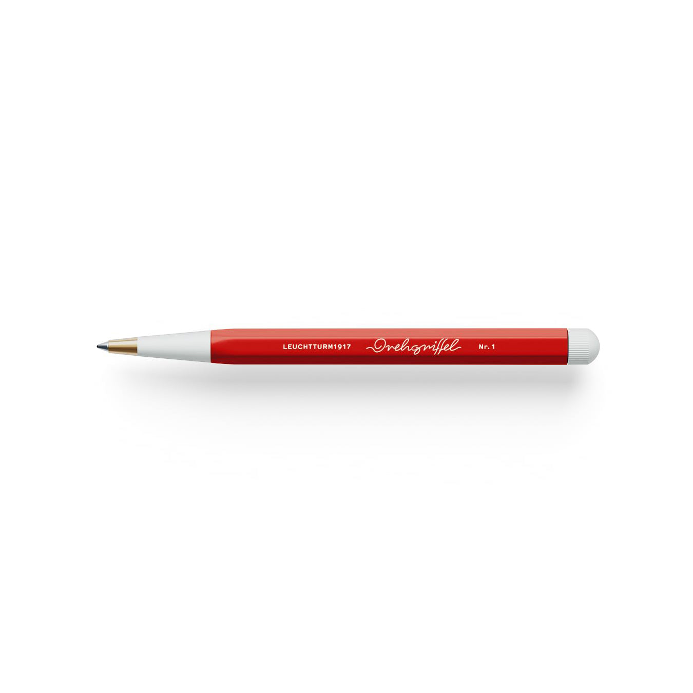 Leuchtturm1917 Drehgriffel No.1 Ballpoint Pen – Cherry Red with Royal Blue Ink