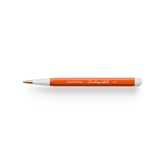 Leuchtturm1917 Drehgriffel No.1 Ballpoint Pen – Pumpkin Orange with Royal Blue Ink