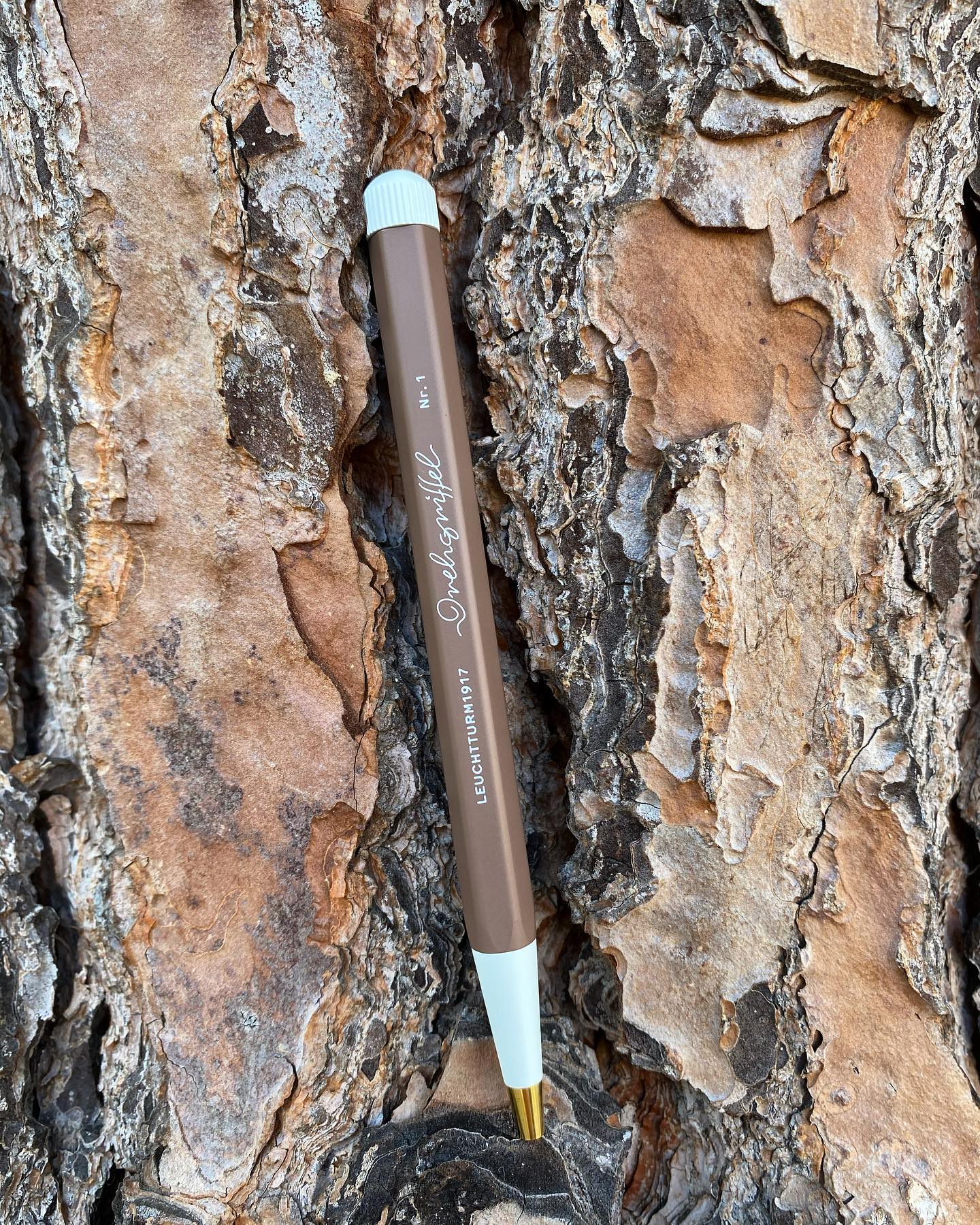 LEUCHTTURM1917 Ball Point Pen with Royal Blue Ink Drehgriffel No. 1 - SPICE BROWN
