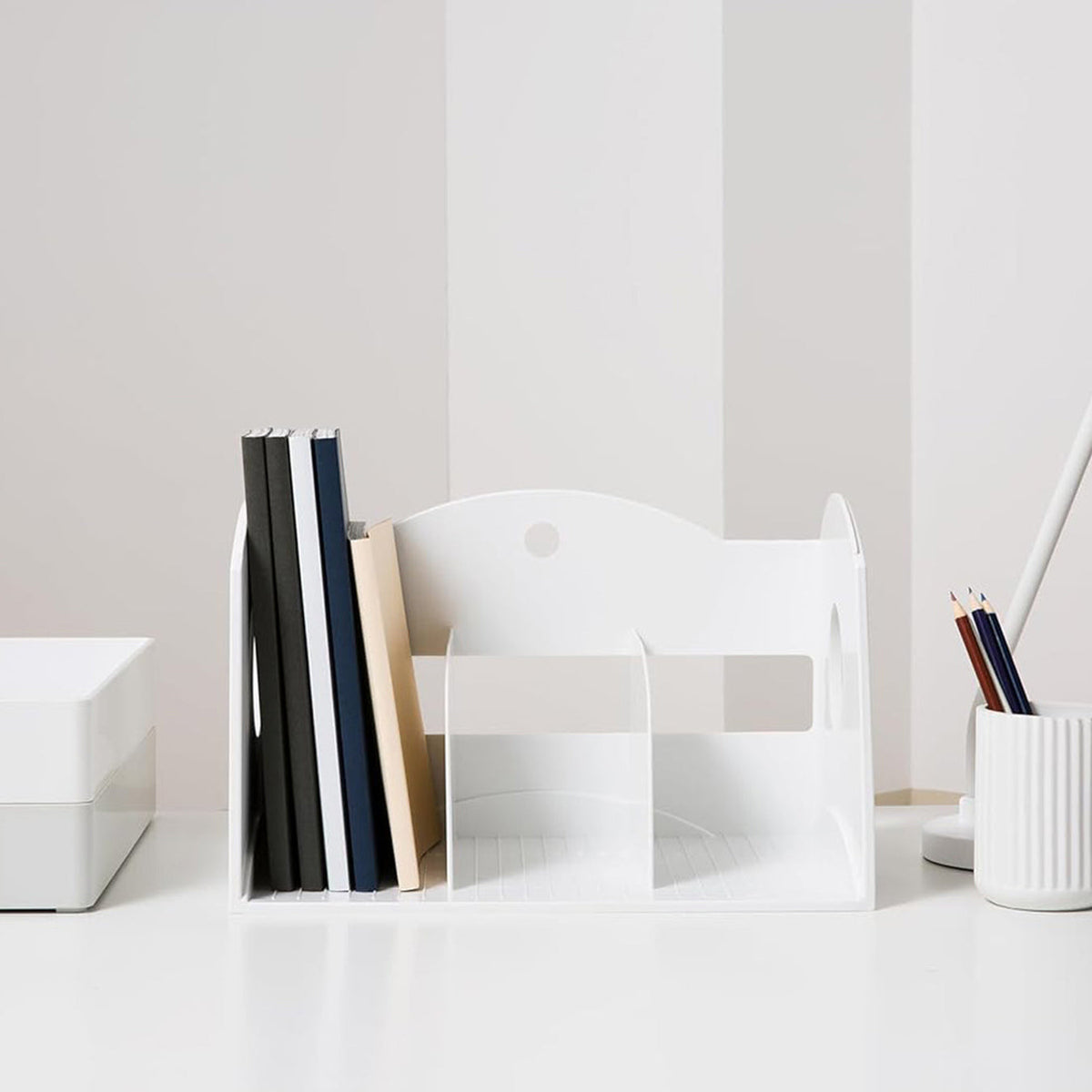 Litem Multi Book Shelf 3 Tiers - White