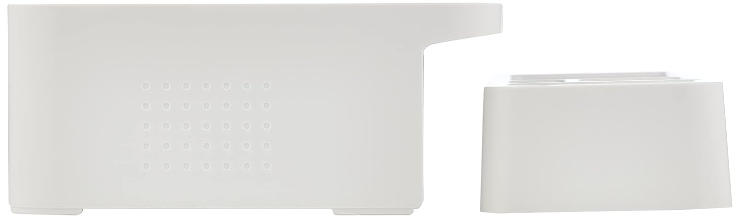 LITEM Desktop Monitor & Computer Stand with Organizer – White - penpencilink