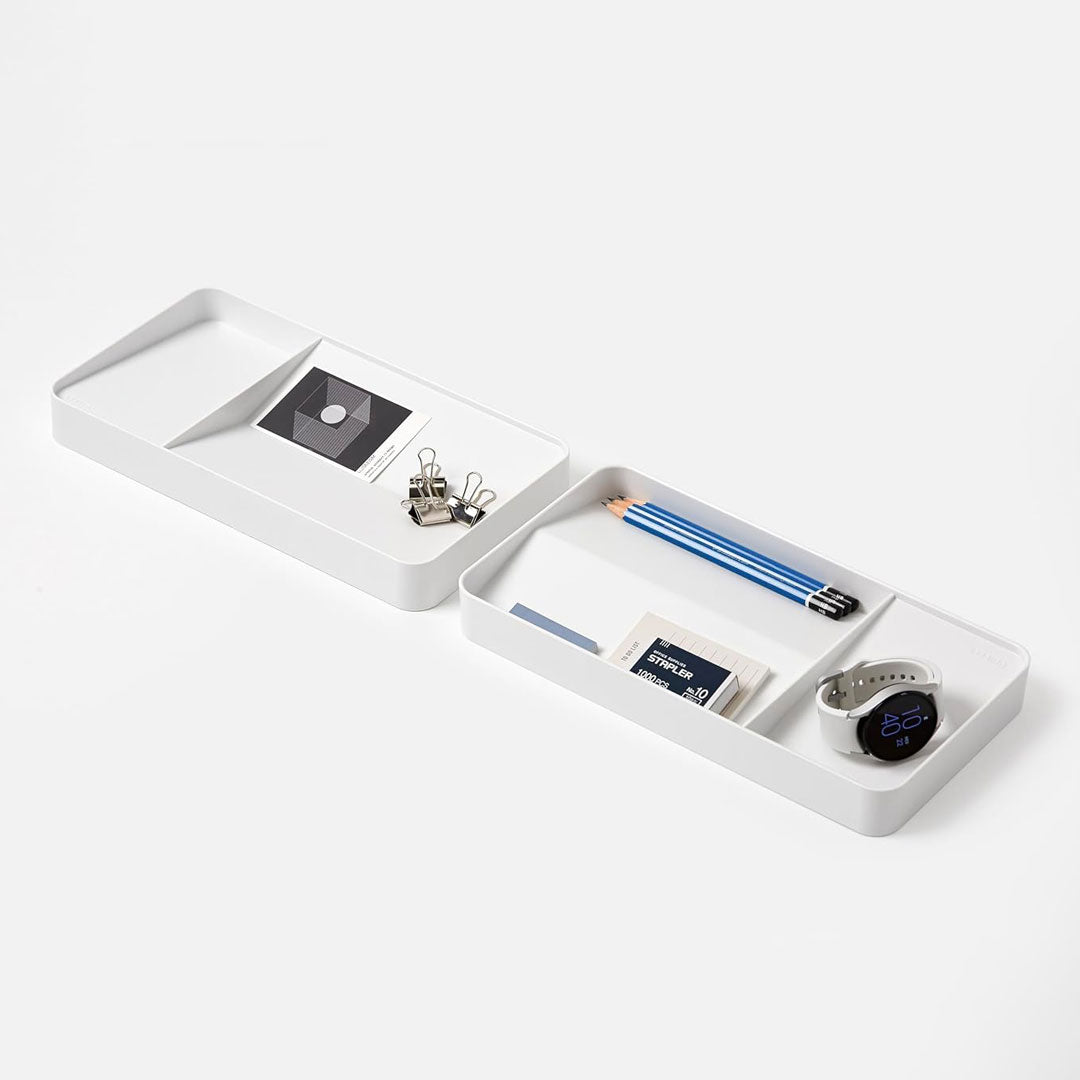 Litem Flip Tray Organizer - White