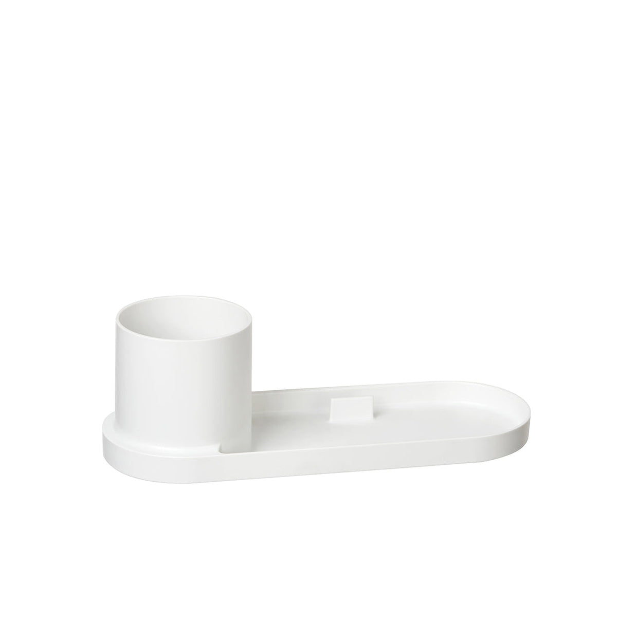 Litem Pen Stand with Tray Holder Tray - Ivory