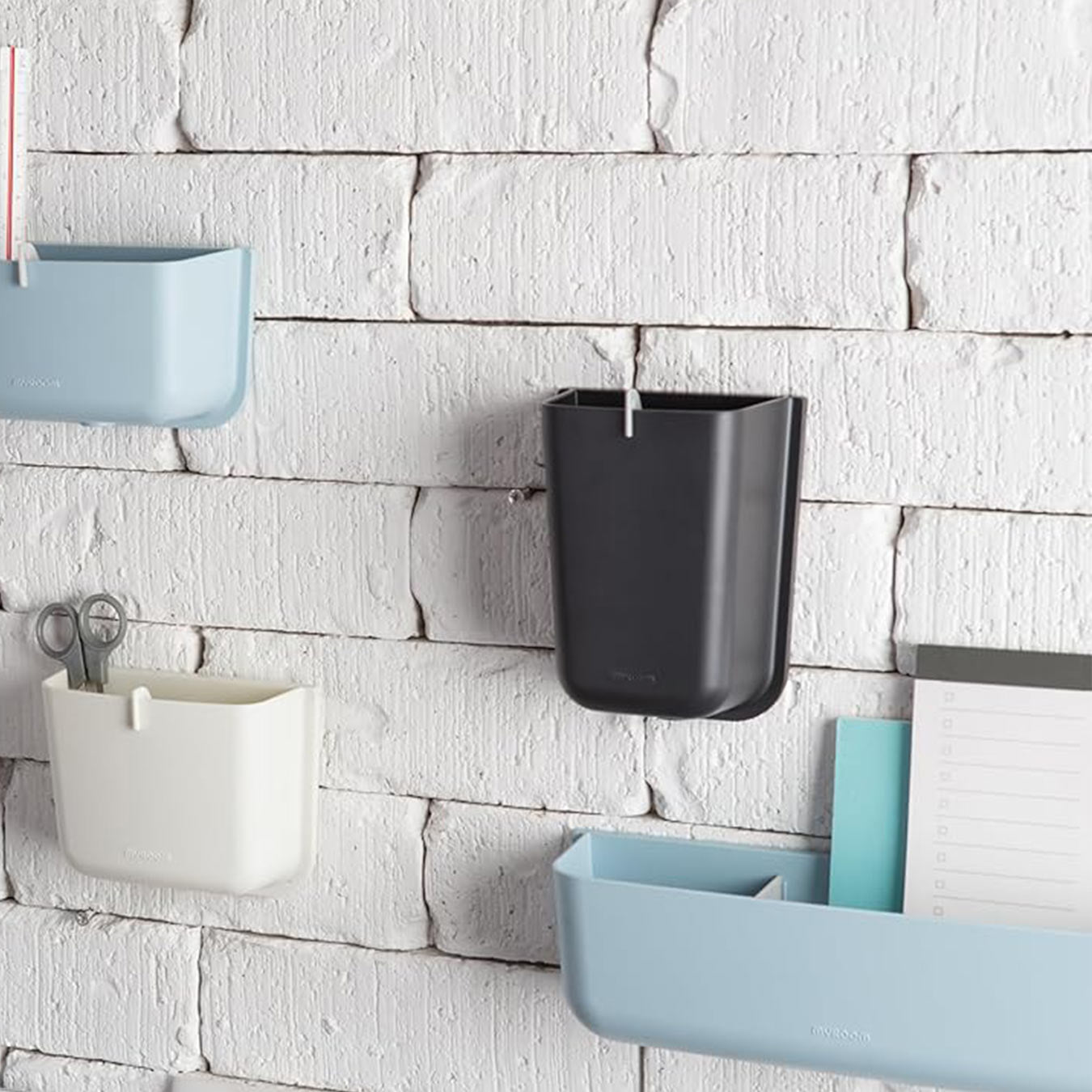 Litem | Wall Mounted | Organizer |  Dark Grey | Myroom | For Office  Home & Kitchen