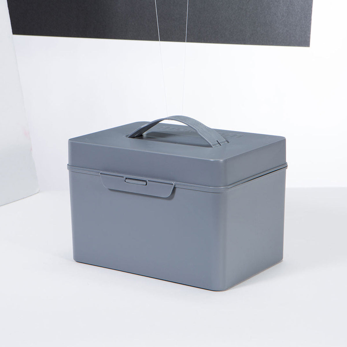 Litem My Cube Multi Utility Storage Box with Lid - Grey