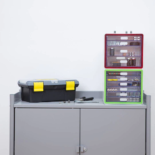 Sysmax | Multi Utility Mini Cabinet | 5 Drawers |Organizer | Green |For Office & Home