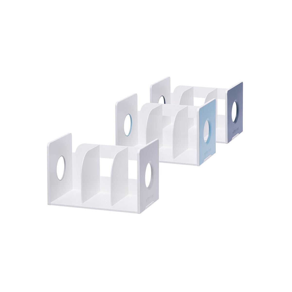 Litem Book Rack with 3 Compartments My Room - Mint
